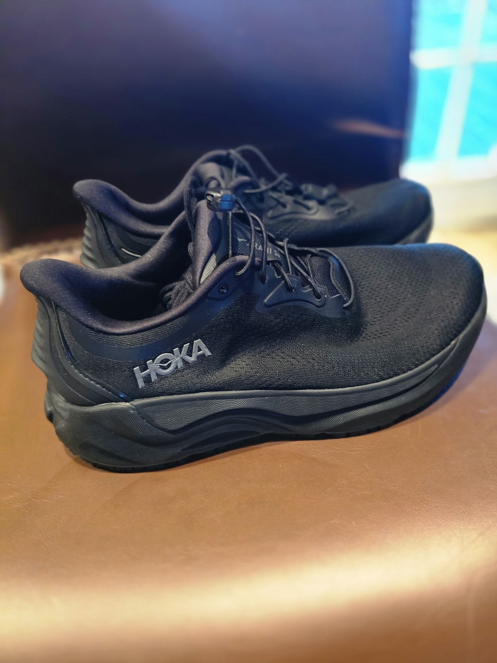 HOKA Men's Black Lightweight Running Shoes